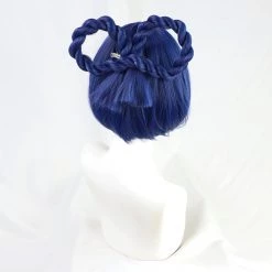 Blue 30cm Genshin Impact Xiangling Cosplay Wig -Game Costumes Shop COS 062 03 18