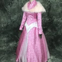 Disney Sleeping Beauty Princess Aurora Pink Suit Cosplay Costume -Game Costumes Shop COS 062 03 25