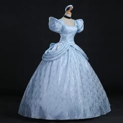Disney Cinderella Princess Blue Dress Cosplay Costume -Game Costumes Shop COS 064 03 22