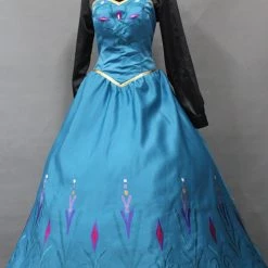 Frozen Queen Elsa Dress Cosplay Costume 10 Frozen Queen Elsa Dress Cosplay Costume -Game Costumes Shop COS 06 04 5