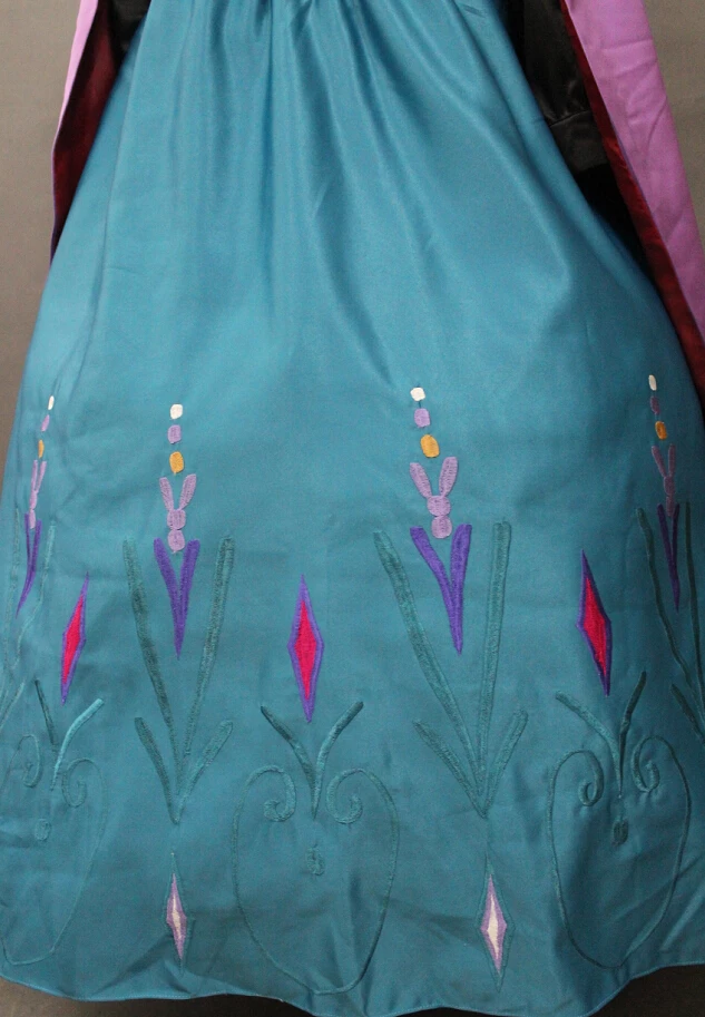Frozen Queen Elsa Dress Cosplay Costume 7 Frozen Queen Elsa Dress Cosplay Costume - Image 5