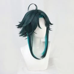 Green 45cm Genshin Impact Xiao Cosplay Wig -Game Costumes Shop COS 073 02 18