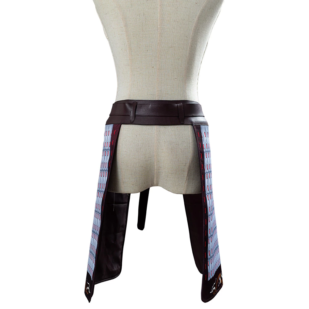 2020 Movie Mulan AHaidate Samurai Thigh Armour Cosplay Costume Version 2 5 2020 Movie Mulan AHaidate Samurai Thigh Armour Cosplay Costume Version 2 - Image 3