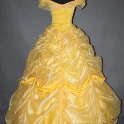 Beauty And The Beast Princess Belle Dress Cosplay Costume - A -Game Costumes Shop COS 07 03 5