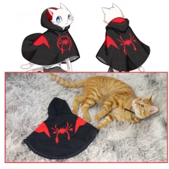 Spider-Man:Far From Home Peter Parker Spiderman Black Cat Costume Pet Costume