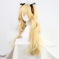 Gold 80cm Genshin Impact Fischi Cosplay Wig -Game Costumes Shop COS 083 02 16