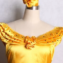 Beauty And The Beast Belle Dress Cosplay Costume V2 -Game Costumes Shop COS 08 05 3