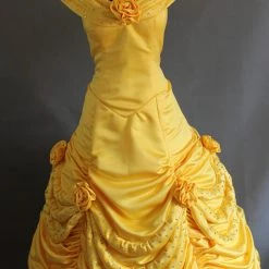 Beauty And The Beast Princess Belle Dress Cosplay Costume - C -Game Costumes Shop COS 09 04 6