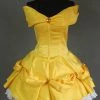 Beauty And The Beast Princess Belle Dress Cosplay Costume - G