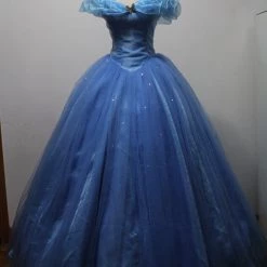 Movie Cinderella Princess Dress Cosplay Costume