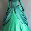 The Little Mermaid Princess Ariel Green Dress Cosplay Costume -Game Costumes Shop COS 16 01 5