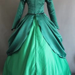 The Little Mermaid Princess Ariel Green Dress Cosplay Costume -Game Costumes Shop COS 16 03 5