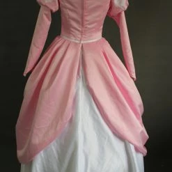 The Little Mermaid Princess Ariel Pink Dress Cosplay Costume -Game Costumes Shop COS 17 03 6