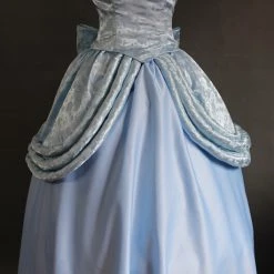 Cinderella Princess Dress Cosplay Costume - Light Blue Edition