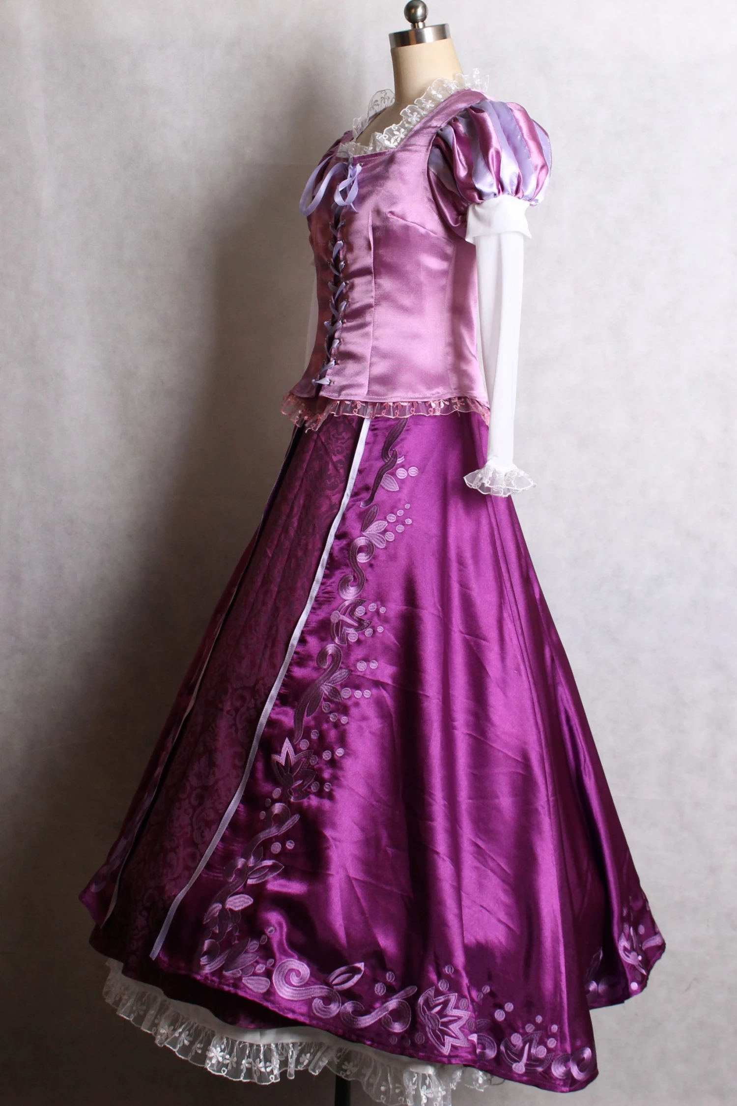 Tangled Rapunzel Princess Purple Cosplay Dress 4 Tangled Rapunzel Princess Purple Cosplay Dress - Image 2