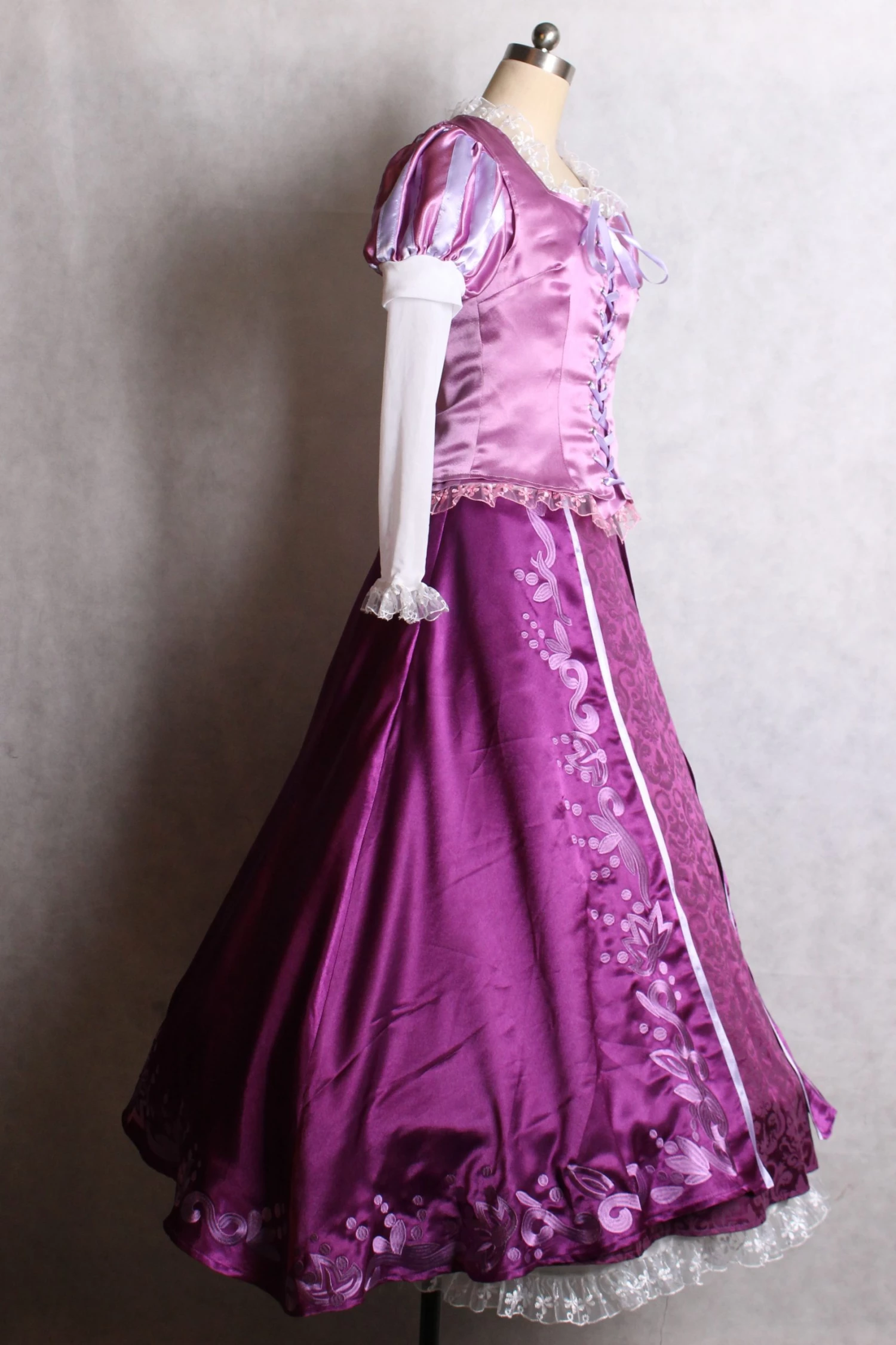 Tangled Rapunzel Princess Purple Cosplay Dress 5 Tangled Rapunzel Princess Purple Cosplay Dress - Image 3