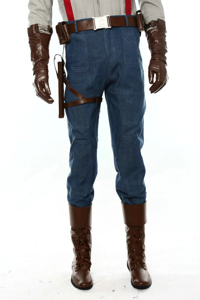 Deluxe Captain America: The First Avenger Cosplay Costume 5 Deluxe Captain America: The First Avenger Cosplay Costume - Image 3