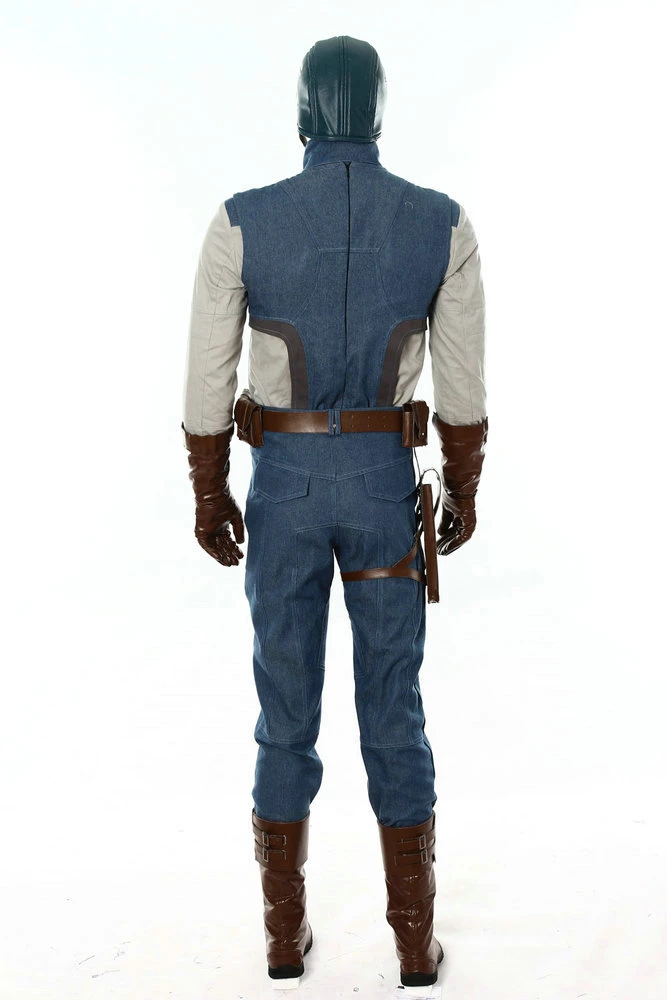 Deluxe Captain America: The First Avenger Cosplay Costume 12 Deluxe Captain America: The First Avenger Cosplay Costume - Image 10