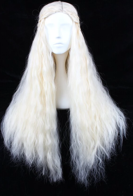 Blonde 70cm Game Of Thrones Daenerys Targaryen Cosplay Wig 5 Blonde 70cm Game Of Thrones Daenerys Targaryen Cosplay Wig - Image 3