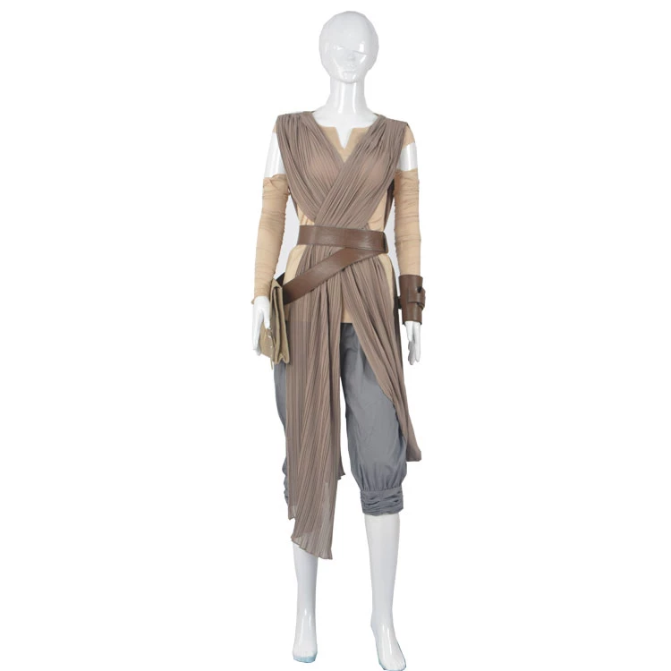 Star Wars: The Force Awakens Rey Cosplay Costume 3 Star Wars: The Force Awakens Rey Cosplay Costume