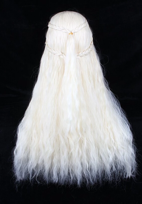 Blonde 70cm Game Of Thrones Daenerys Targaryen Cosplay Wig 4 Blonde 70cm Game Of Thrones Daenerys Targaryen Cosplay Wig - Image 2