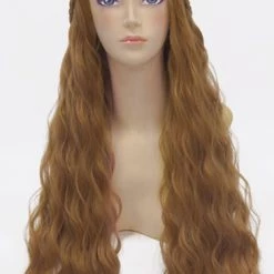 Brown 70cm Game Of Thrones Cersei Lannister Cosplay Wig