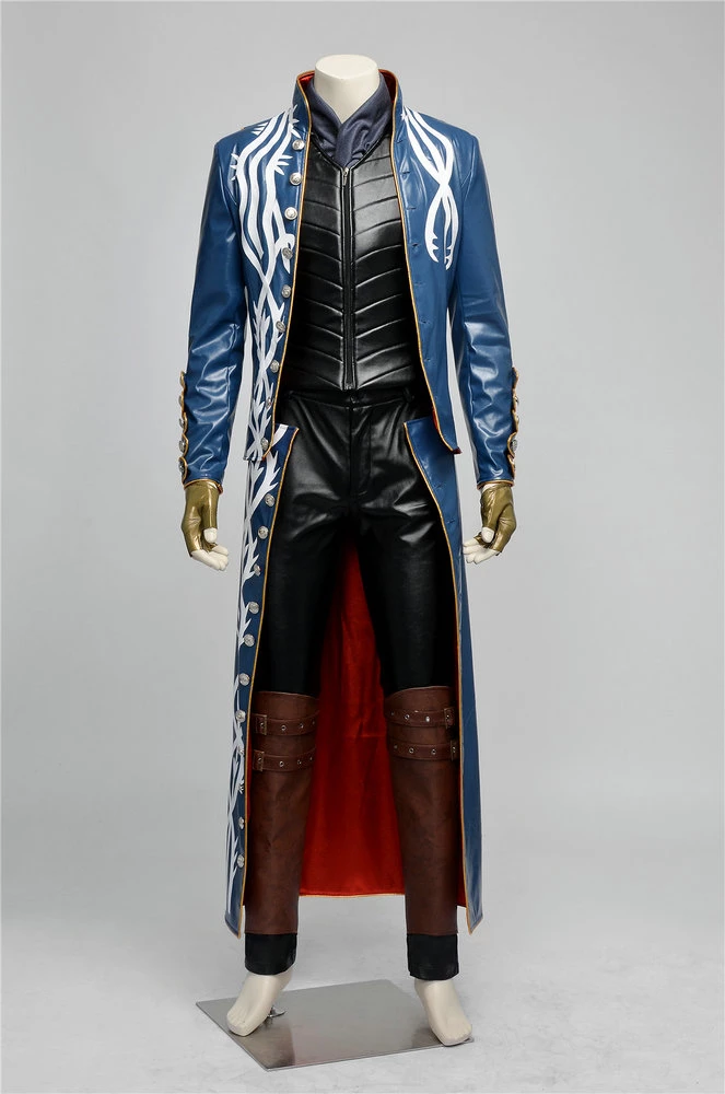 Devil May Cry 3 Vergil Cosplay Costume 3 Devil May Cry 3 Vergil Cosplay Costume