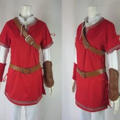The Legend Of Zelda Link Red Cosplay Costume