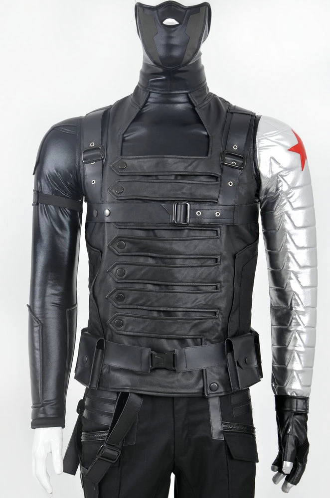 Captain America The Winter Soldier Winter Soldier Cosplay Costume 6 Captain America The Winter Soldier Winter Soldier Cosplay Costume - Image 4