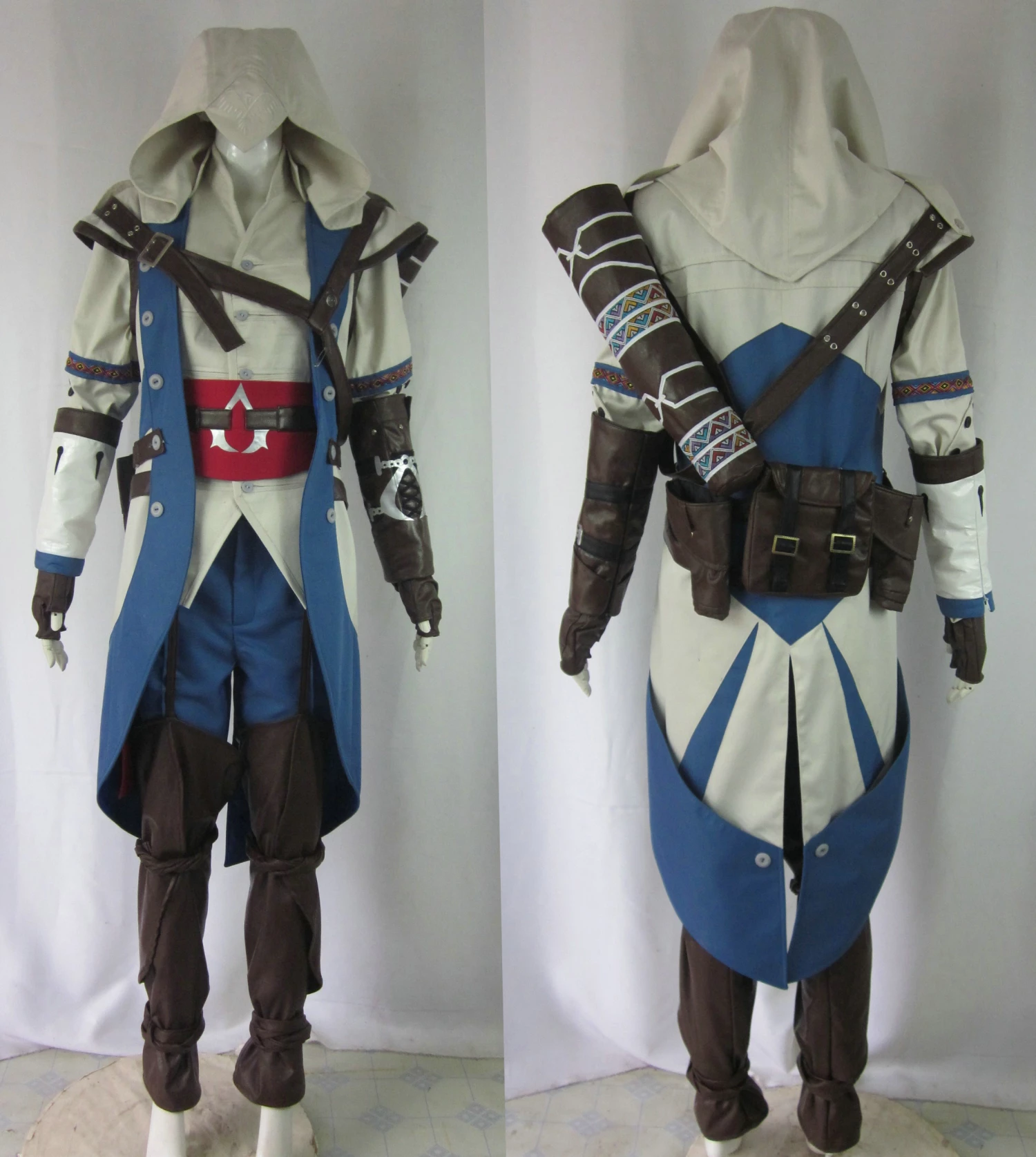 Assassin's Creed III Connor Kenway Cosplay Costume 3 Assassin's Creed III Connor Kenway Cosplay Costume