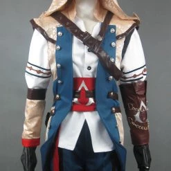 Assassin's Creed III Connor Kenway Cosplay Costume - Golden Hood Edition