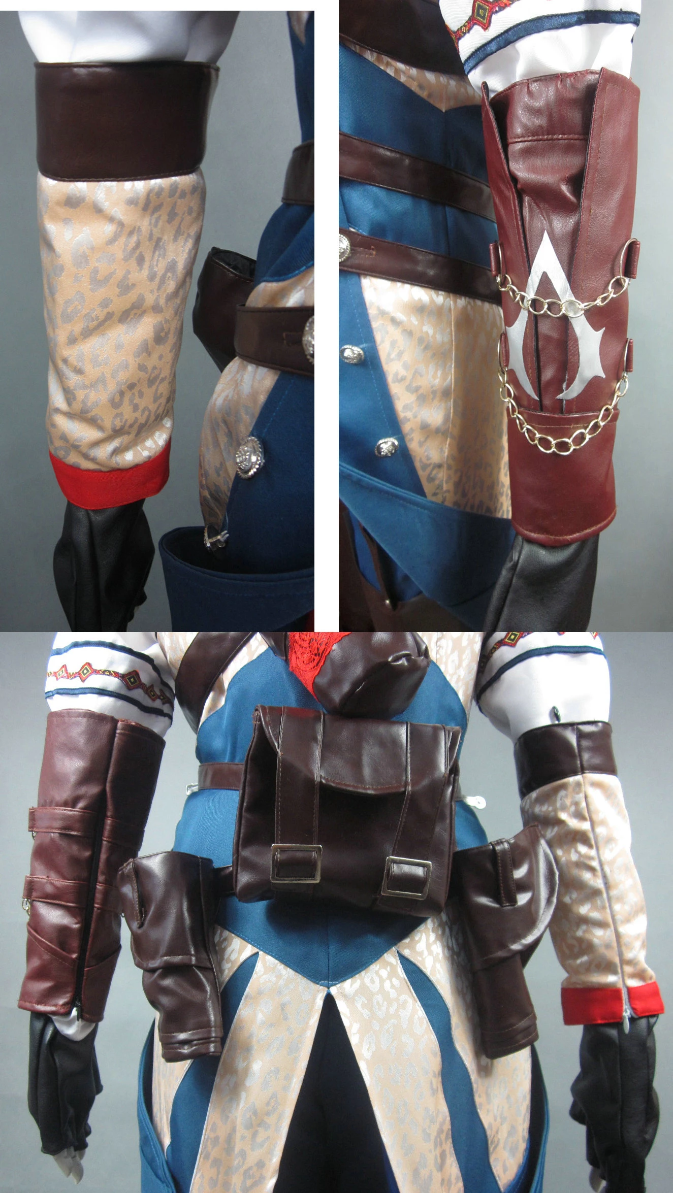 Assassin's Creed III Connor Kenway Cosplay Costume - Golden Hood Edition 6 Assassin's Creed III Connor Kenway Cosplay Costume - Golden Hood Edition - Image 4