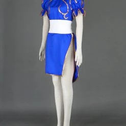 Street Fighter Chun Li Cosplay Costume 9 Street Fighter Chun Li Cosplay Costume -Game Costumes Shop image 1 2