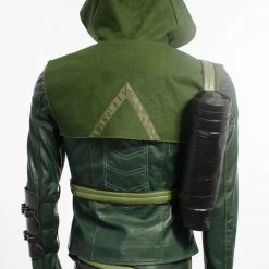 Deluxe Oliver Queen Green Arrow Cosplay Costume -Game Costumes Shop image arrow oliver queen green arrow cosplay costume 5 1
