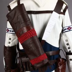 Assassin's Creed III Connor Kenway Cosplay Costume (White Edition) - Deluxe -Game Costumes Shop image assassin s creed 3 connor kenway cosplay costume white deluxe 037 1