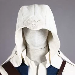 Assassin's Creed III Connor Kenway Cosplay Costume (White Edition) - Deluxe -Game Costumes Shop image assassin s creed 3 connor kenway cosplay costume white deluxe 048 1