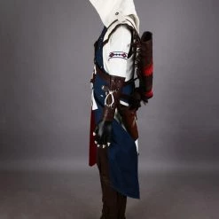 Assassin's Creed III Connor Kenway Cosplay Costume (White Edition) - Deluxe -Game Costumes Shop image assassin s creed 3 connor kenway cosplay costume white deluxe 054 1