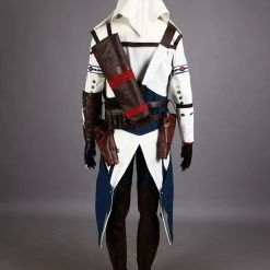 Assassin's Creed III Connor Kenway Cosplay Costume (White Edition) - Deluxe -Game Costumes Shop image assassin s creed 3 connor kenway cosplay costume white deluxe 055 1