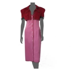 Final Fantasy VII 7 Aerith Cosplay Costume