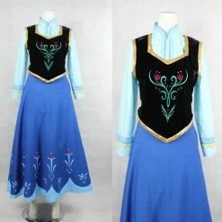 Frozen Princess Anna Cosplay Costume - Standard Edition -Game Costumes Shop image frozen princess anna cosplay costume 02 1 1