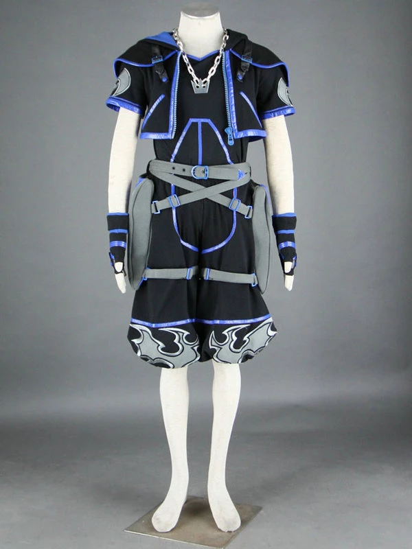 Kingdom Hearts Sora Black Cosplay Costume 3 Kingdom Hearts Sora Black Cosplay Costume