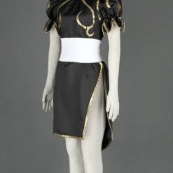 Street Fighter Black Chun Li Cosplay Costume -Game Costumes Shop image street fighter black chun li cosplay costume2 1