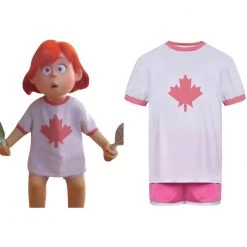 Turning Red Mei Lee Cosplay T Shirt Shorts Sleepwear